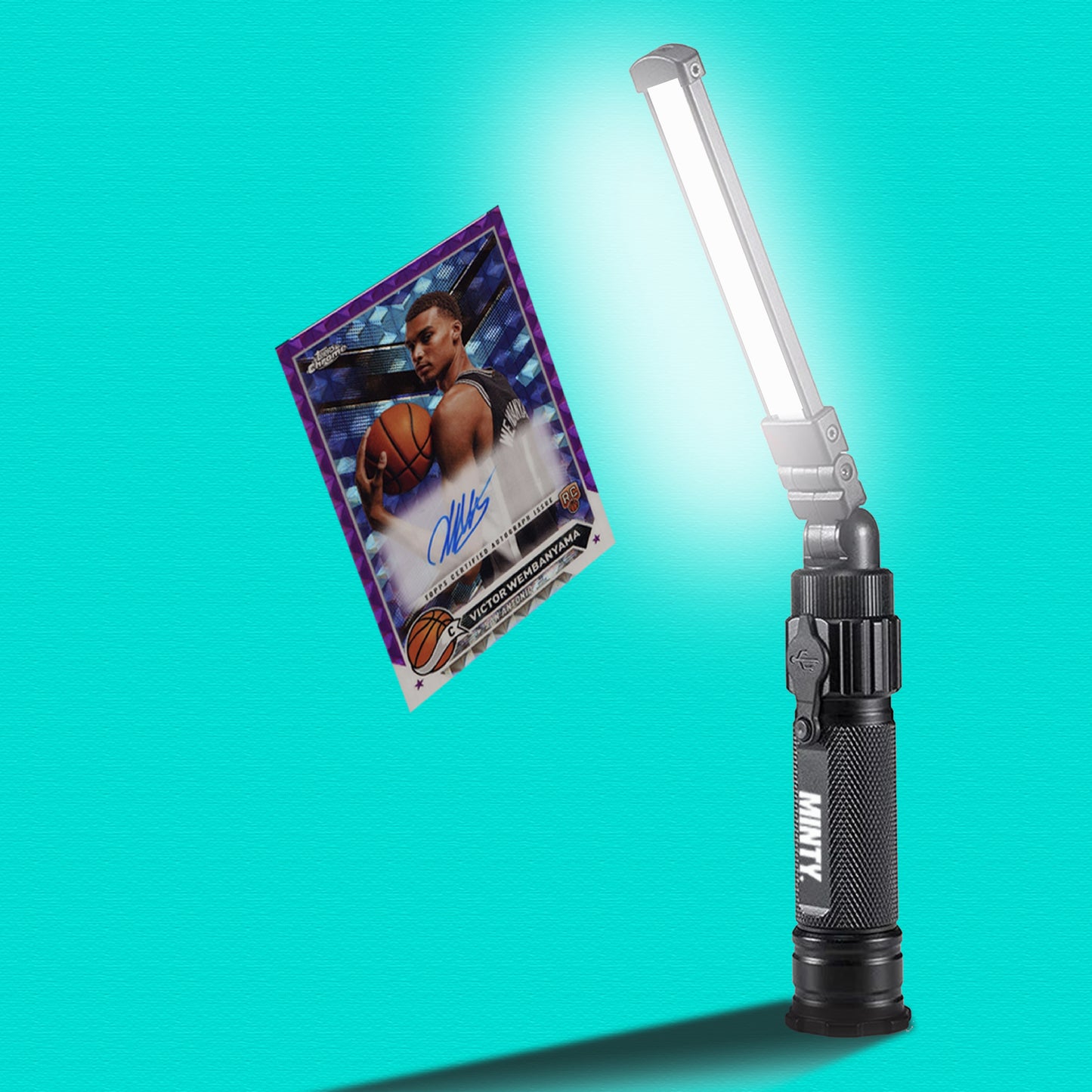 Mr. Minty Grade Light: Hand Held LED Light For Trading Card Grading