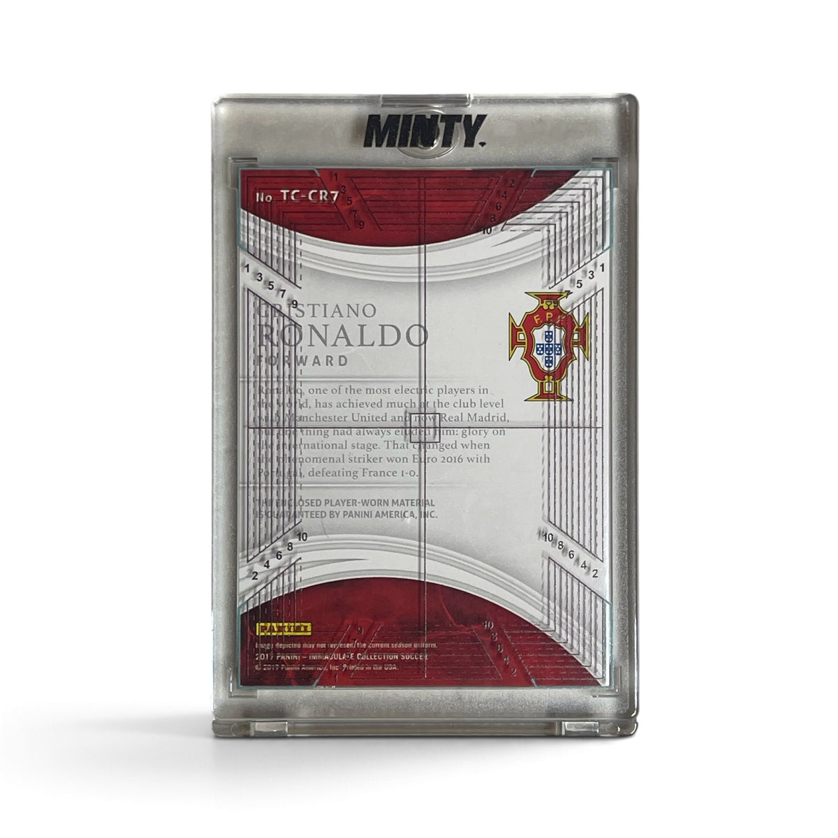 Mr. Minty Centering Tool 2 - 130pt for Patch Trading Card Mag Holder & Grading Ruler