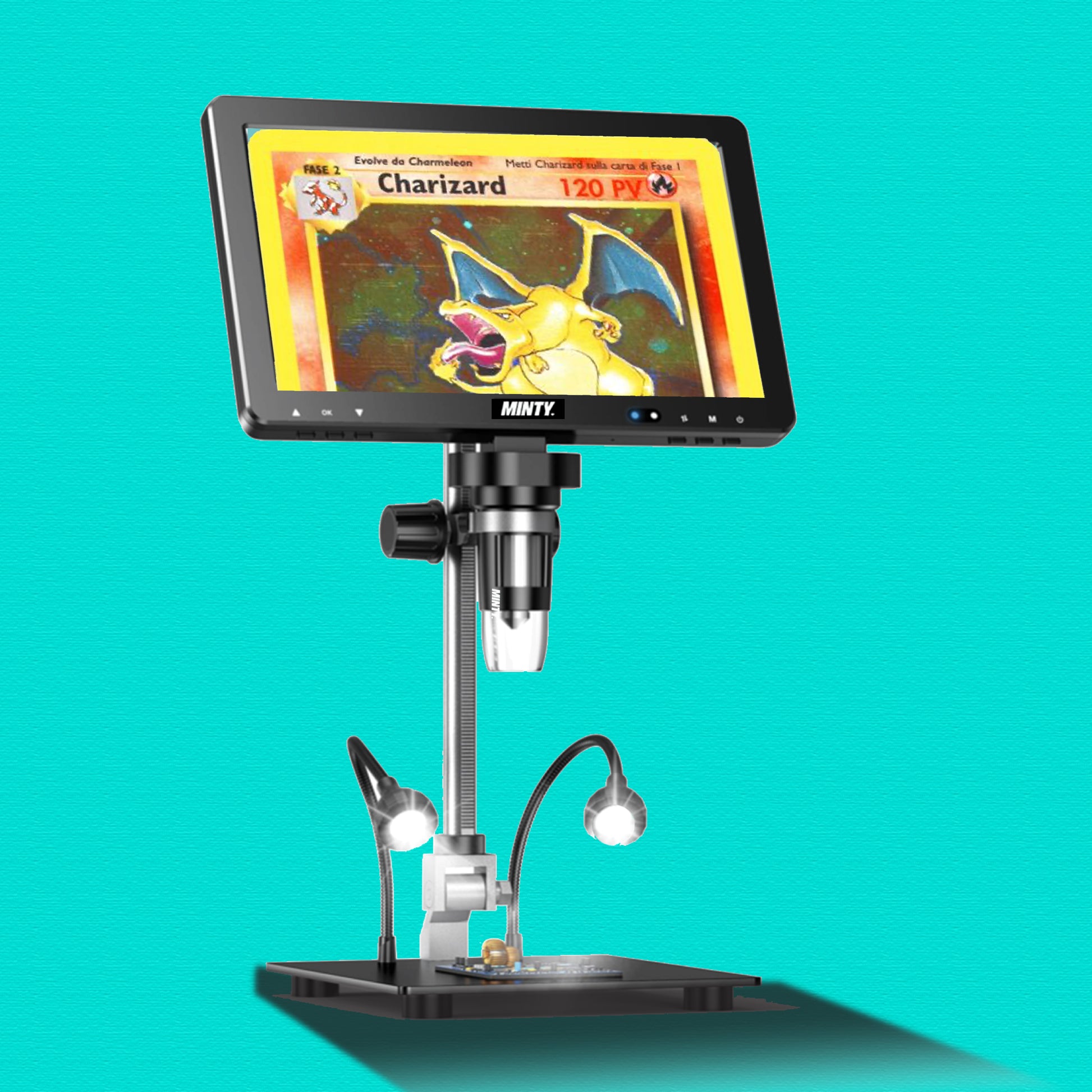 10.1" HD -1080P Digital Microscope The Ultimate Trading Card Inspect Mr. Minty 10.1" HD -1080P Digital Microscope The Ultimate Trading Card Inspect Mr. Minty