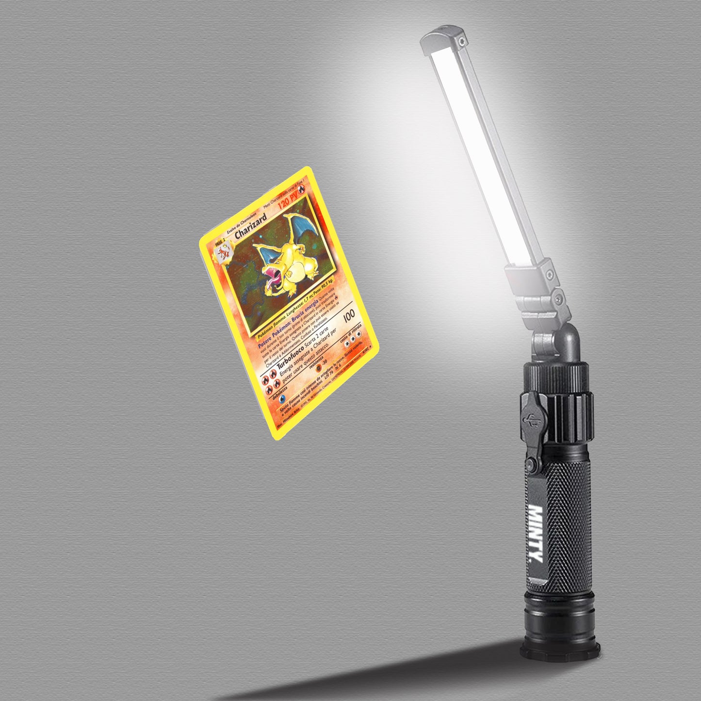 Card Saber:  Hand Held LED Light For Trading Card Inspection