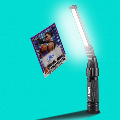 Card Saber:  Hand Held LED Light For Trading Card Inspection