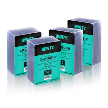 Mr. Minty Semi Rigid Card Holder -50 Count