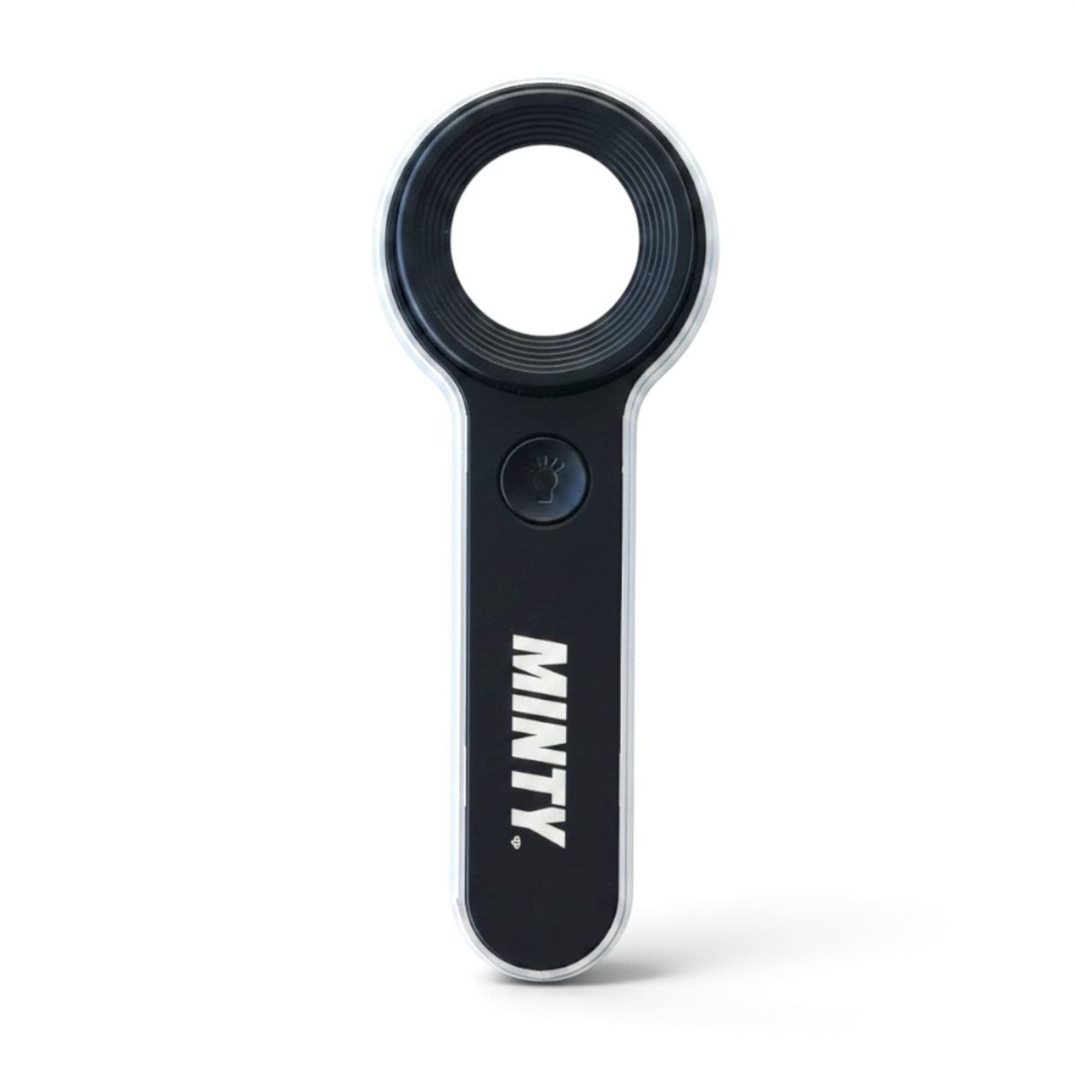 Mr. Minty 10X Trading Card Magnifier – Portable, USB-C, LED & Black Light