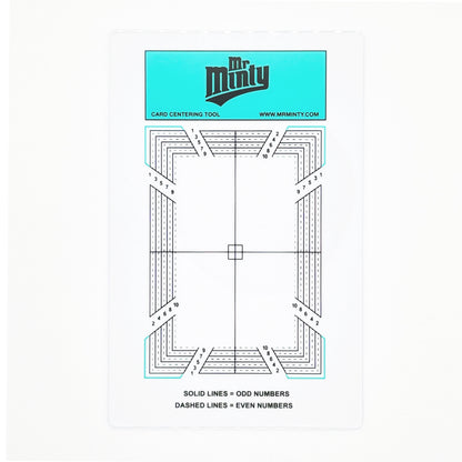 Mr. Minty Card Centering Tool - Precision Grading Aid