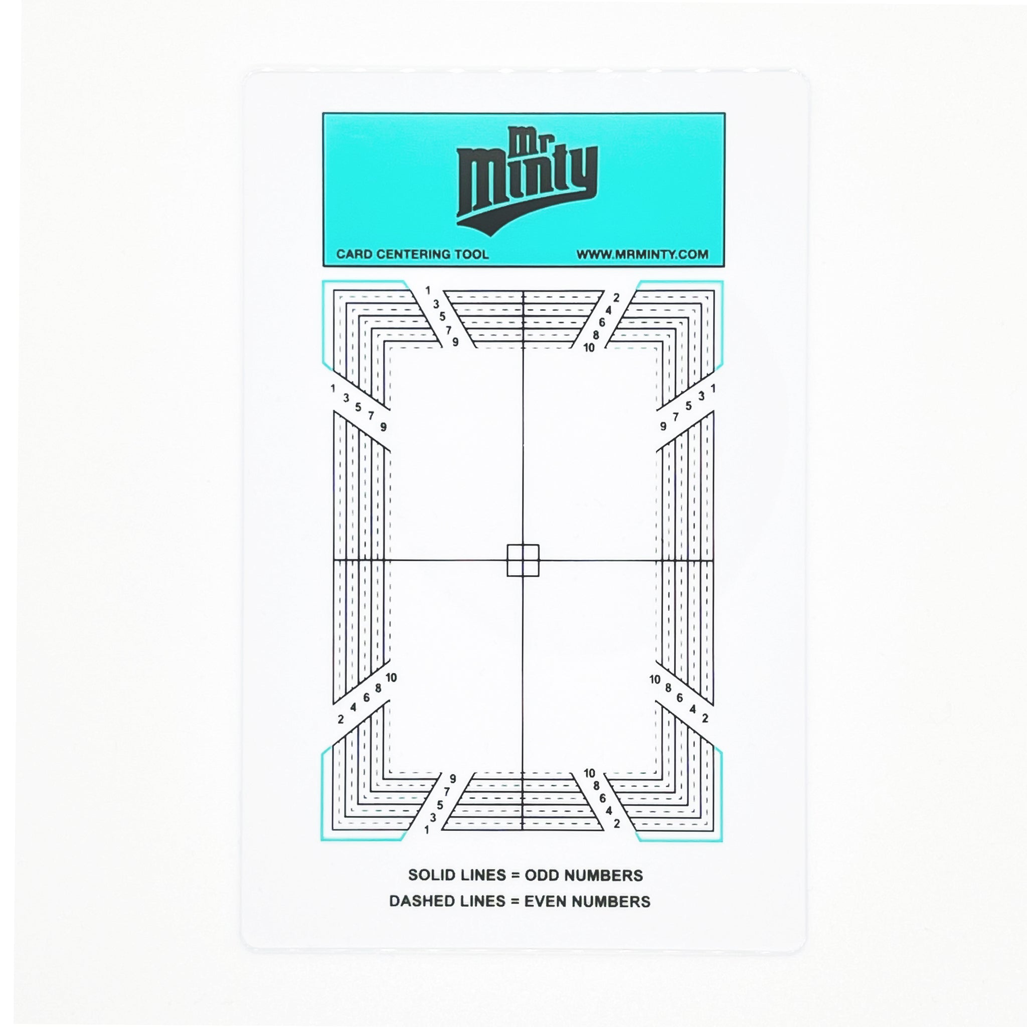 Mr. Minty Card Centering Tool